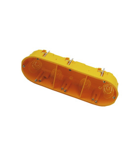 CAJA MECANISMOS TRIPLE EMPOTRABLE ESPECIAL PLADUR 213 X 75 X 45MM