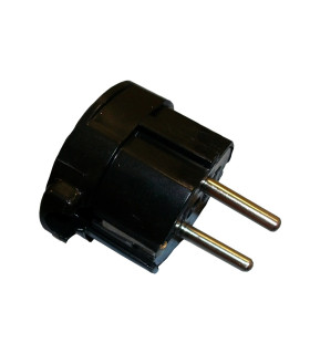 CLAVIJA CON TT SALIDA LATERAL  4,8m NEGRA