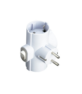 CLAVIJA TRIPLE CON TT CON INTERRUPTOR