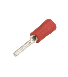 TERMINAL PREAISLADO PUNTERA PC-15 ROJO (100 UND)