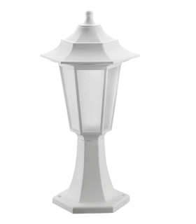 FAROL SOBREMURO PC + PP E27 BLANCO