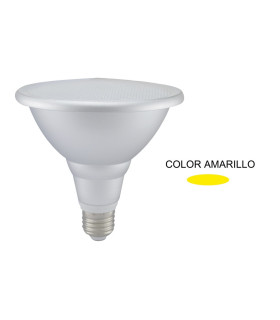 LAMPARA PAR 38 LED AMARILLA E27 5W 100º 230V