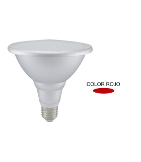 LAMPARA PAR 38 LED ROJA E27 5W 100º 230V