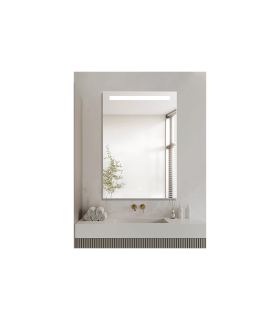 ESPEJO DE BAÑO CON LUZ INTERRUPTOR TACTIL Y ANTIVAHO 12W CAMBIO DE TONO E INTENSIDAD CON MEMORIA 600*800mm