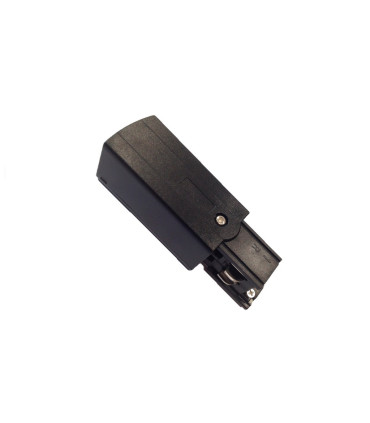 ACCESORIO CARRIL LED 4 VIAS (HASTA 3 ENCENDIDOS) CONECTOR DE CORRIENTE IZQUIERDA NEGRO