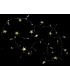GUIRNALDA 1.5 METROS CON ESTRELLAS Y 20 LEDS CALIDOS CON BATERIAS 2 X AA