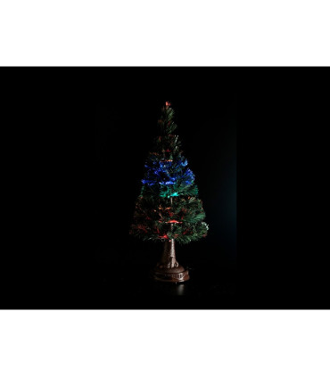 ARBOL LED FIBRA OPTICA 150 CM CON EFECTOS ROJO-AZUL 6V