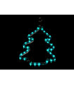 FIGURA ARBOL NAVIDAD TUBO FLEXILIGHT VERDE 16,38W 230V IP44 26x34cm