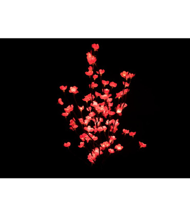 SET 3 RAMAS 96 LUCES ROSAS CON TRANSFORMADOR 18,81W 24V IP20 alto 1m