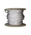 CABLE DECORATIVO TELA 2X0.75mm 25METROS PLATA