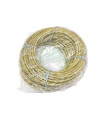 CABLE DECORATIVO METALICO 3 x 0,75mm DORADO