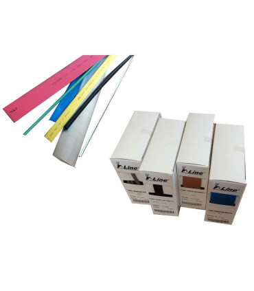 ACCESORIO TIRA LED PROFESIONAL 230V CAJA TUBO TERMORRETRACTIL TRANSPARENTE 9,50MM 8MTS