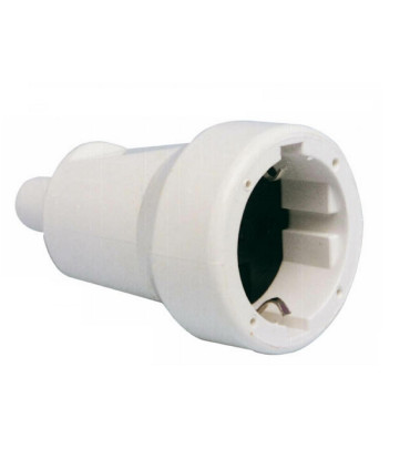 BASE AEREA T/T PVC  16A.  BLANCO