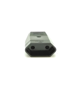 BASE AEREA 62X40X23mm. 10A. 250V. NEGRO