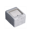 CONMUTADOR ESTANCO  DE SUPERFICIE  16A/250V IP55 CON INDICADOR LUMINOSO Y TAPA DE PLASTICO