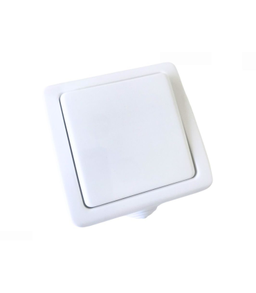 CONMUTADOR DE SUPERFICIE EXTERIOR IP54 10A 250V BLANCO