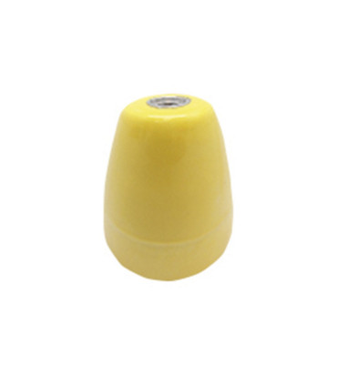 PORTALAMPARAS CERAMICO VINTAGE E27 AMARILLO