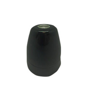 PORTALAMPARAS CERAMICO VINTAGE E27 NEGRO