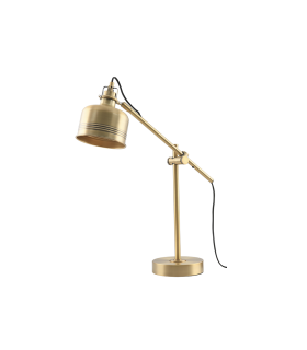 LAMPARA DE MESA SERIE POBEÑA 1XE27 DORADA