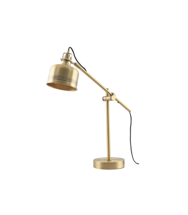 LAMPARA DE MESA SERIE POBEÑA 1XE27 DORADA