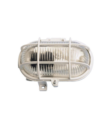 APLIQUE OVAL 60W. BLANCO