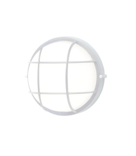 APLIQUE PLASTICO REDONDO 60W. BLANCO