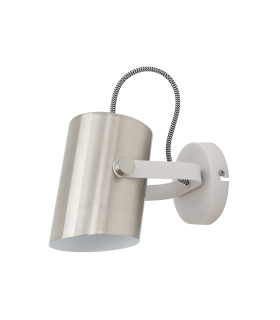 APLIQUE PARED PLATA E27