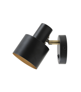 APLIQUE PARED SERIE SERANTES1XE27 NEGRO