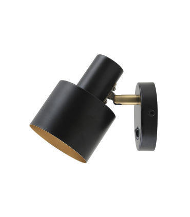 APLIQUE PARED SERIE SERANTES1XE27 NEGRO