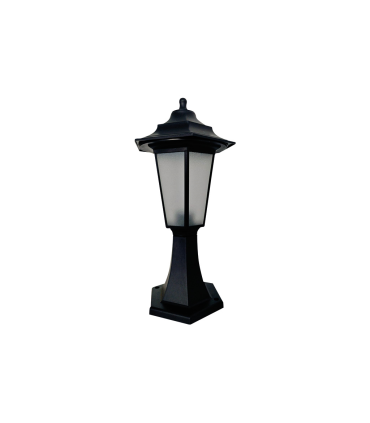 FAROL SOBREMURO PC + PP E27 NEGRO
