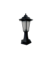 FAROL SOBREMURO PC + PP E27 NEGRO