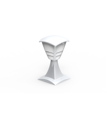 FAROL SOBREMURO MODERNO PC + PP E27 BLANCO