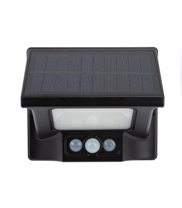 APLIQUE SOLAR LED CON SENSOR CREPUSCULAR Y DE MOVIMIENTO 100Lm  6500K