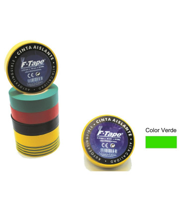 CINTA AISLANTE 10X19 VERDE