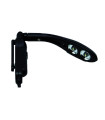 PINZA LECTURA LED 1W 6500K 100º 230V NEGRO incluye 3 pilas LR41