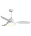 VENTILADOR DE TECHO 30W DC LED INTEGRADO 24W BLANCO CAMBIO DE TONO CON MEMORIA