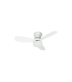 VENTILADOR DE TECHO 12W DC  LED INTEGRADO  BLANCO  CAMBIO DE TONO CON MEMORIA Y MANDO A DISTANCIA