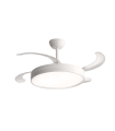 VENTILADOR DE TECHO ASPAS PLEGLABLES 30W DC  LED INTEGRADO 36W BLANCO CAMBIO DE TONO CON MEMORIA