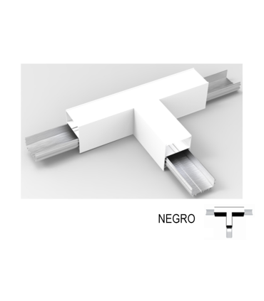 ACCESORIO LUMINARIA COLGANTE LED 12W 4000K CONEXION EN T NEGRA