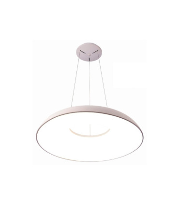 LAMPARA DE TECHO COLGANTE LED REGULABLE 80W 3000K  BLANCA