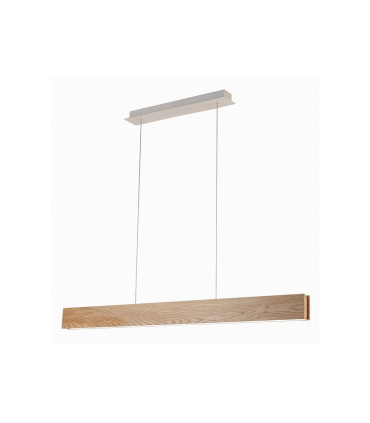 LAMPARA DE TECHO LED MADERA 40W +10W 3000K