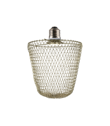 LAMPARA PLEGABLE LED E27 4W 3000K VASO DORADA