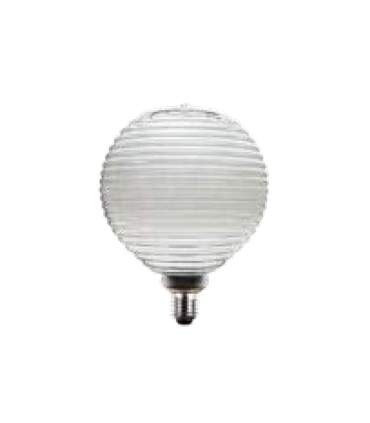  LAMPARA DECORATIVA LED RELIEVE BLANCA G80 E27 4W 4000K