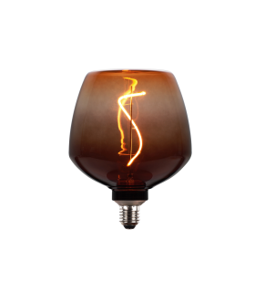 LAMPARA DECORATIVA LED COLOR DEGRADADO MARRON-NARANJA COPA E27 4W 1800K