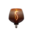 LAMPARA DECORATIVA LED COLOR DEGRADADO MARRON-NARANJA COPA E27 4W 1800K