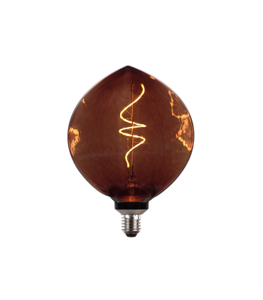 LAMPARA DECORATIVA LED HOJA MARRON  E27 4W 1800K