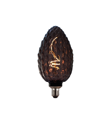 LAMPARA DECORATIVA LED PIÑA SMOKY  E27 4W 1800K