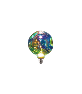 LAMPARA DECORATIVA LED CRISTAL IRREGULAR VARIOS COLORES Ø200mm E27 4.6W 3000K