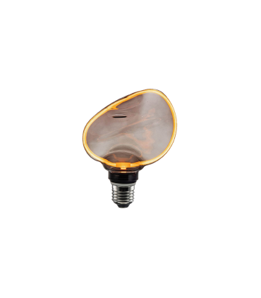 LAMPARA DECORATIVA LED HALO ASIMETRICA  E27 4W 1800K SMOKY