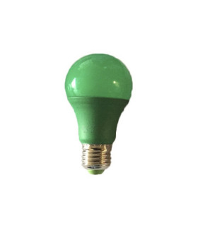 LAMPARA STANDARD LED VERDE E27 9W 180º 230V